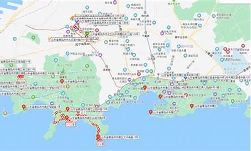 青岛旅游路线规划地图_青岛旅游路线规划地图高清