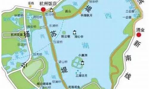 西湖景区游览路线图片_西湖景区游览路线图片大全